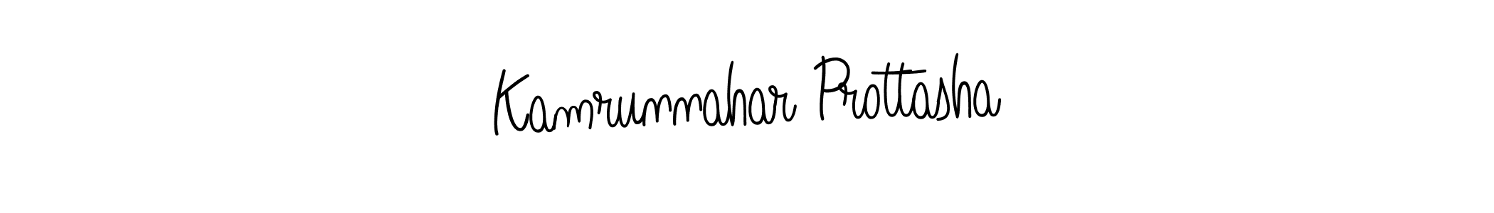 Once you've used our free online signature maker to create your best signature Angelique-Rose-font-FFP style, it's time to enjoy all of the benefits that Kamrunnahar Prottasha name signing documents. Kamrunnahar Prottasha signature style 5 images and pictures png
