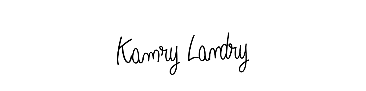 Make a short Kamry Landry signature style. Manage your documents anywhere anytime using Angelique-Rose-font-FFP. Create and add eSignatures, submit forms, share and send files easily. Kamry Landry signature style 5 images and pictures png