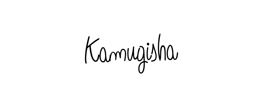 Kamugisha stylish signature style. Best Handwritten Sign (Angelique-Rose-font-FFP) for my name. Handwritten Signature Collection Ideas for my name Kamugisha. Kamugisha signature style 5 images and pictures png