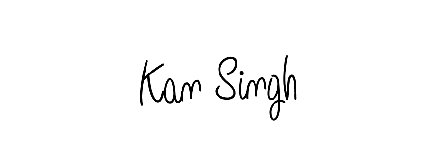 Design your own signature with our free online signature maker. With this signature software, you can create a handwritten (Angelique-Rose-font-FFP) signature for name Kan Singh. Kan Singh signature style 5 images and pictures png