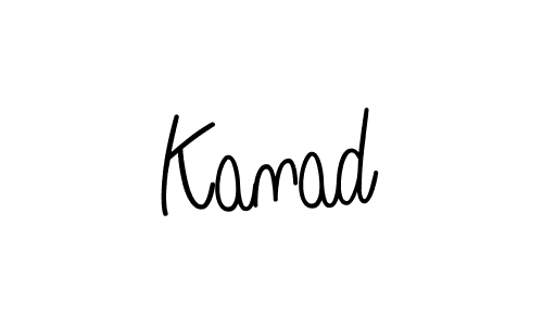 Create a beautiful signature design for name Kanad. With this signature (Angelique-Rose-font-FFP) fonts, you can make a handwritten signature for free. Kanad signature style 5 images and pictures png