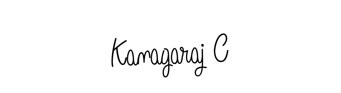 Design your own signature with our free online signature maker. With this signature software, you can create a handwritten (Angelique-Rose-font-FFP) signature for name Kanagaraj C. Kanagaraj C signature style 5 images and pictures png