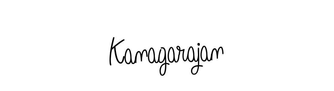 Make a beautiful signature design for name Kanagarajan. With this signature (Angelique-Rose-font-FFP) style, you can create a handwritten signature for free. Kanagarajan signature style 5 images and pictures png