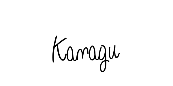 Create a beautiful signature design for name Kanagu. With this signature (Angelique-Rose-font-FFP) fonts, you can make a handwritten signature for free. Kanagu signature style 5 images and pictures png