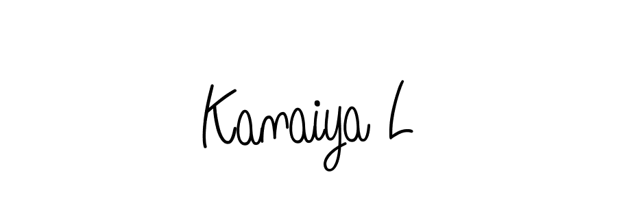 Make a beautiful signature design for name Kanaiya L. Use this online signature maker to create a handwritten signature for free. Kanaiya L signature style 5 images and pictures png