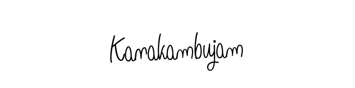 The best way (Angelique-Rose-font-FFP) to make a short signature is to pick only two or three words in your name. The name Kanakambujam include a total of six letters. For converting this name. Kanakambujam signature style 5 images and pictures png