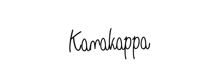Design your own signature with our free online signature maker. With this signature software, you can create a handwritten (Angelique-Rose-font-FFP) signature for name Kanakappa. Kanakappa signature style 5 images and pictures png
