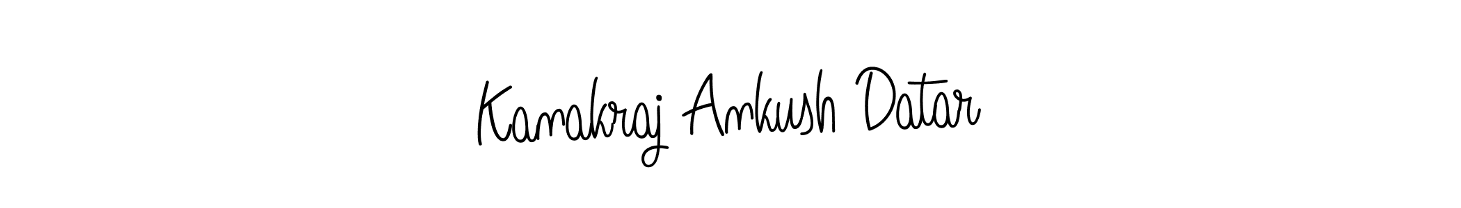 Also we have Kanakraj Ankush Datar name is the best signature style. Create professional handwritten signature collection using Angelique-Rose-font-FFP autograph style. Kanakraj Ankush Datar signature style 5 images and pictures png