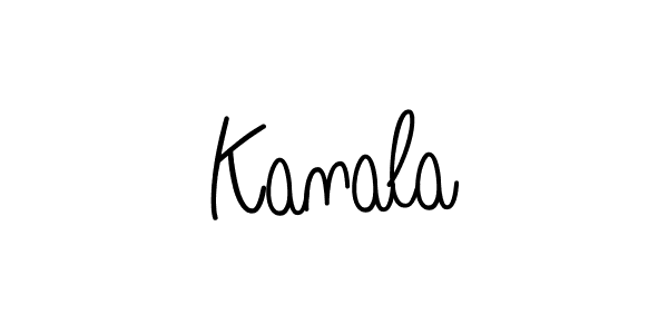 Also we have Kanala name is the best signature style. Create professional handwritten signature collection using Angelique-Rose-font-FFP autograph style. Kanala signature style 5 images and pictures png