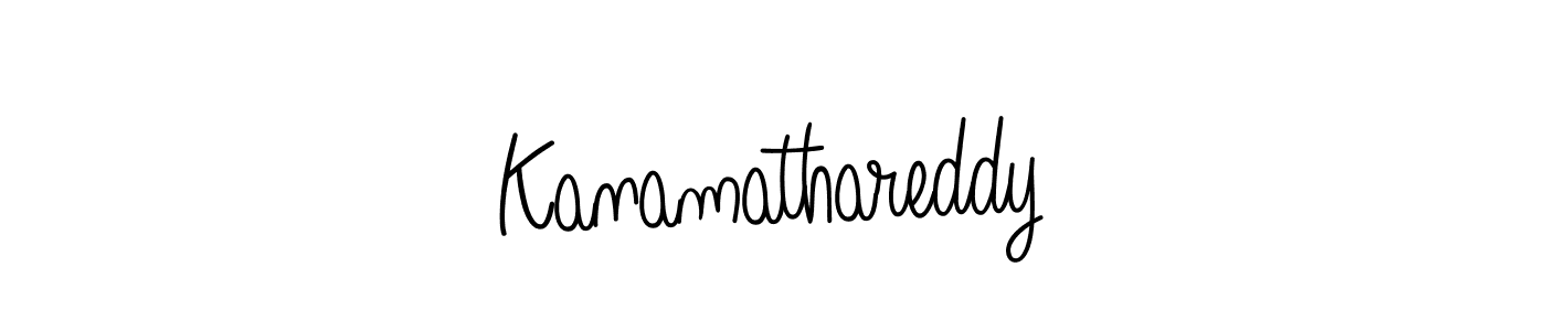 Make a beautiful signature design for name Kanamathareddy. Use this online signature maker to create a handwritten signature for free. Kanamathareddy signature style 5 images and pictures png