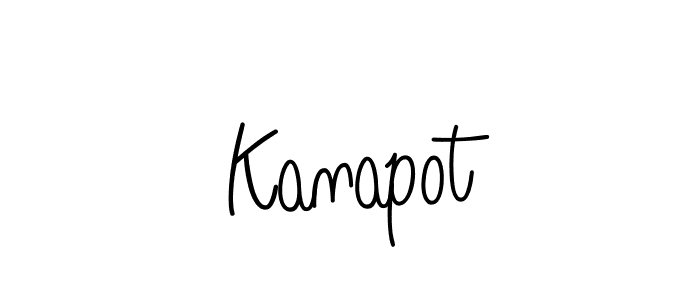 The best way (Angelique-Rose-font-FFP) to make a short signature is to pick only two or three words in your name. The name Kanapot include a total of six letters. For converting this name. Kanapot signature style 5 images and pictures png