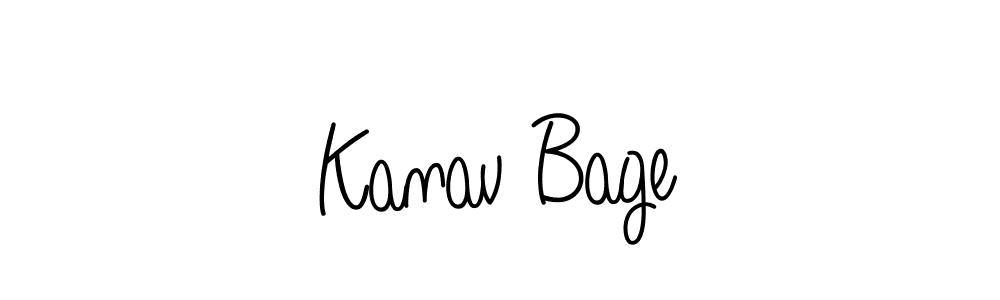 if you are searching for the best signature style for your name Kanav Bage. so please give up your signature search. here we have designed multiple signature styles  using Angelique-Rose-font-FFP. Kanav Bage signature style 5 images and pictures png