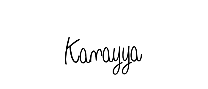 Once you've used our free online signature maker to create your best signature Angelique-Rose-font-FFP style, it's time to enjoy all of the benefits that Kanayya name signing documents. Kanayya signature style 5 images and pictures png