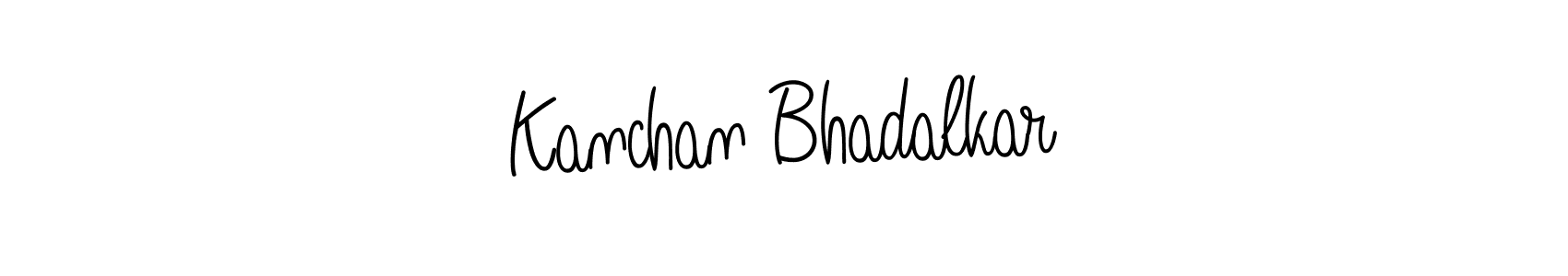 Similarly Angelique-Rose-font-FFP is the best handwritten signature design. Signature creator online .You can use it as an online autograph creator for name Kanchan Bhadalkar. Kanchan Bhadalkar signature style 5 images and pictures png