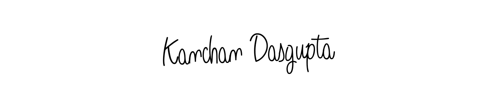 Design your own signature with our free online signature maker. With this signature software, you can create a handwritten (Angelique-Rose-font-FFP) signature for name Kanchan Dasgupta. Kanchan Dasgupta signature style 5 images and pictures png