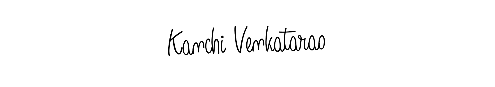 How to make Kanchi Venkatarao name signature. Use Angelique-Rose-font-FFP style for creating short signs online. This is the latest handwritten sign. Kanchi Venkatarao signature style 5 images and pictures png