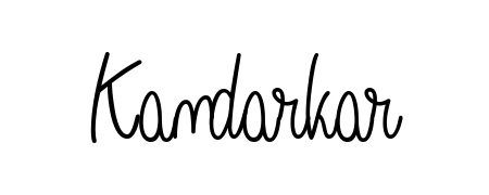 Generate high-definition signature styles for Kandarkar. The Angelique-Rose-font-FFP typeface ensures crisp legibility and sophisticated design. Kandarkar signature style 5 images and pictures png
