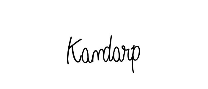 How to make Kandarp signature? Angelique-Rose-font-FFP is a professional autograph style. Create handwritten signature for Kandarp name. Kandarp signature style 5 images and pictures png