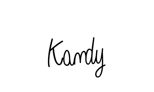 Design your own signature with our free online signature maker. With this signature software, you can create a handwritten (Angelique-Rose-font-FFP) signature for name Kandy. Kandy signature style 5 images and pictures png