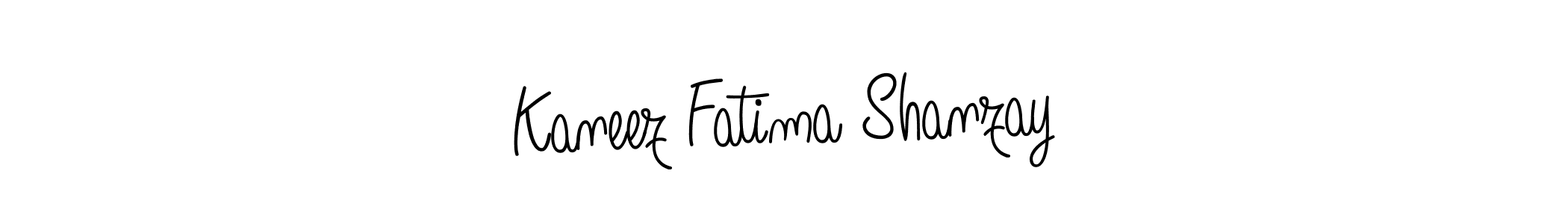 How to Draw Kaneez Fatima Shanzay signature style? Angelique-Rose-font-FFP is a latest design signature styles for name Kaneez Fatima Shanzay. Kaneez Fatima Shanzay signature style 5 images and pictures png