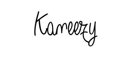 Designed for modern professionals: Kaneezy name signature crafted with Angelique-Rose-font-FFP script. Ready for digital PDF workflows. Kaneezy signature style 5 images and pictures png
