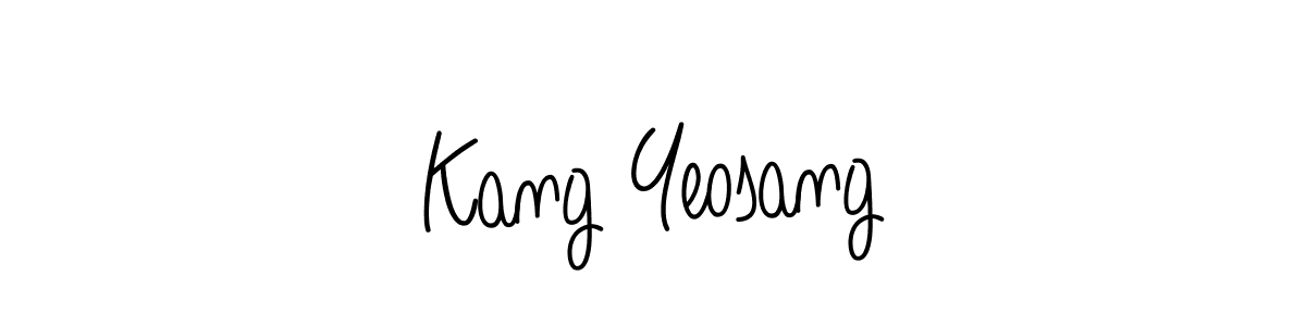 Create a beautiful signature design for name Kang Yeosang. With this signature (Angelique-Rose-font-FFP) fonts, you can make a handwritten signature for free. Kang Yeosang signature style 5 images and pictures png