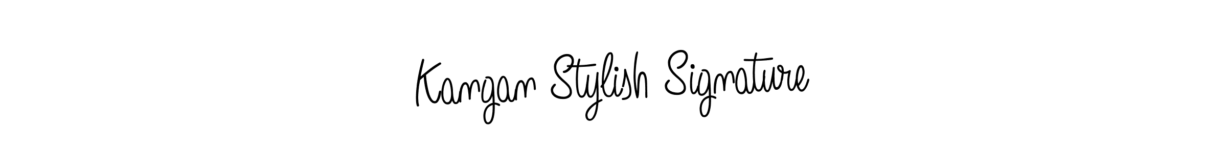 You should practise on your own different ways (Angelique-Rose-font-FFP) to write your name (Kangan Stylish Signature) in signature. don't let someone else do it for you. Kangan Stylish Signature signature style 5 images and pictures png