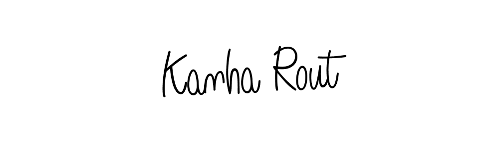 How to make Kanha Rout signature? Angelique-Rose-font-FFP is a professional autograph style. Create handwritten signature for Kanha Rout name. Kanha Rout signature style 5 images and pictures png