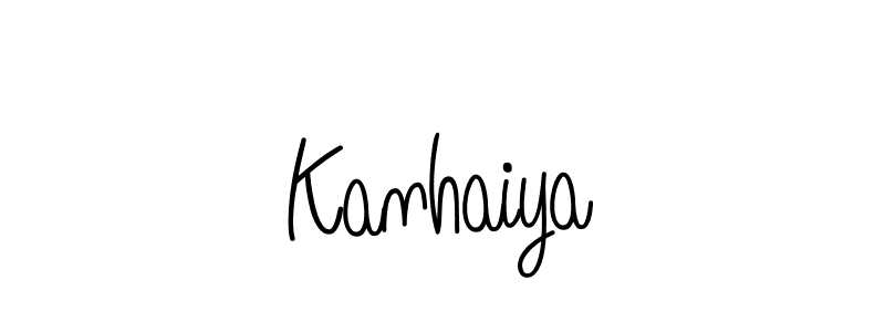 How to make Kanhaiya name signature. Use Angelique-Rose-font-FFP style for creating short signs online. This is the latest handwritten sign. Kanhaiya signature style 5 images and pictures png