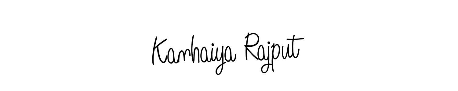 How to make Kanhaiya Rajput signature? Angelique-Rose-font-FFP is a professional autograph style. Create handwritten signature for Kanhaiya Rajput name. Kanhaiya Rajput signature style 5 images and pictures png