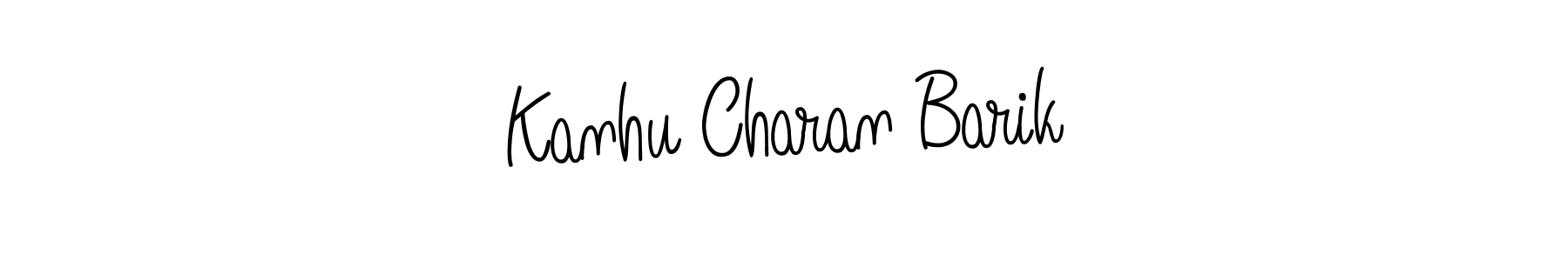 Kanhu Charan Barik stylish signature style. Best Handwritten Sign (Angelique-Rose-font-FFP) for my name. Handwritten Signature Collection Ideas for my name Kanhu Charan Barik. Kanhu Charan Barik signature style 5 images and pictures png