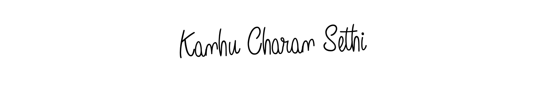 Make a beautiful signature design for name Kanhu Charan Sethi. With this signature (Angelique-Rose-font-FFP) style, you can create a handwritten signature for free. Kanhu Charan Sethi signature style 5 images and pictures png