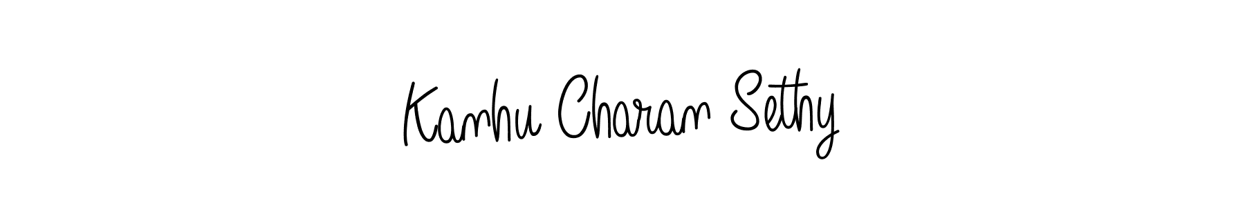 Use a signature maker to create a handwritten signature online. With this signature software, you can design (Angelique-Rose-font-FFP) your own signature for name Kanhu Charan Sethy. Kanhu Charan Sethy signature style 5 images and pictures png