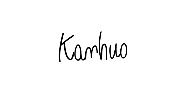 Also we have Kanhuo name is the best signature style. Create professional handwritten signature collection using Angelique-Rose-font-FFP autograph style. Kanhuo signature style 5 images and pictures png