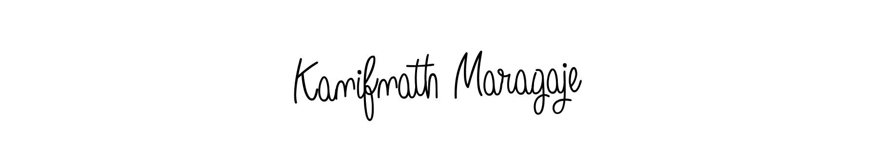 Make a beautiful signature design for name Kanifnath Maragaje. Use this online signature maker to create a handwritten signature for free. Kanifnath Maragaje signature style 5 images and pictures png