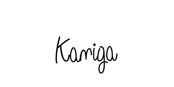 Once you've used our free online signature maker to create your best signature Angelique-Rose-font-FFP style, it's time to enjoy all of the benefits that Kaniga name signing documents. Kaniga signature style 5 images and pictures png