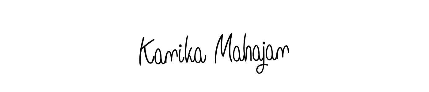 Check out images of Autograph of Kanika Mahajan name. Actor Kanika Mahajan Signature Style. Angelique-Rose-font-FFP is a professional sign style online. Kanika Mahajan signature style 5 images and pictures png