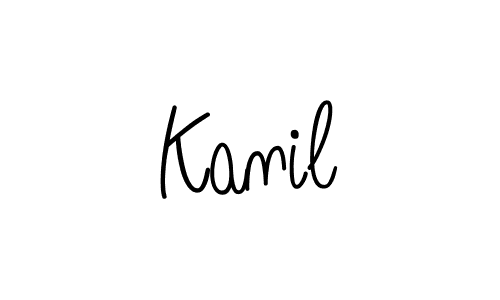You can use this online signature creator to create a handwritten signature for the name Kanil. This is the best online autograph maker. Kanil signature style 5 images and pictures png
