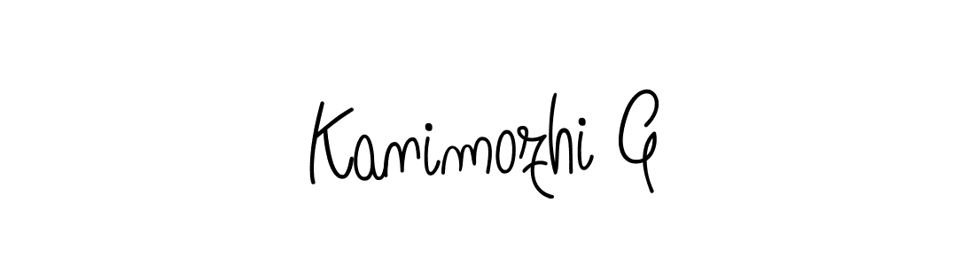 Similarly Angelique-Rose-font-FFP is the best handwritten signature design. Signature creator online .You can use it as an online autograph creator for name Kanimozhi G. Kanimozhi G signature style 5 images and pictures png