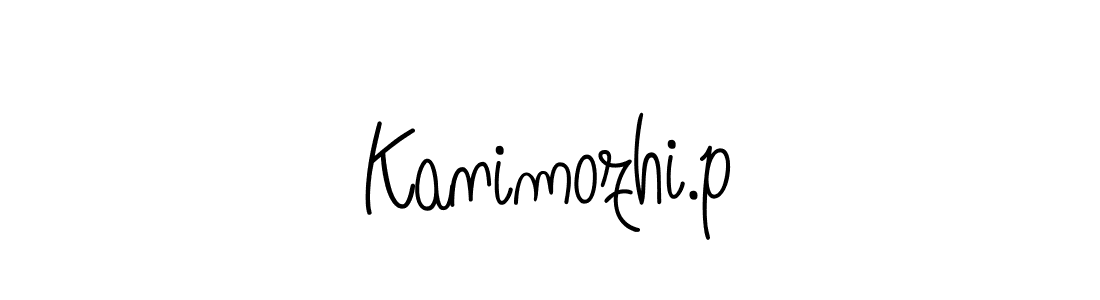It looks lik you need a new signature style for name Kanimozhi.p. Design unique handwritten (Angelique-Rose-font-FFP) signature with our free signature maker in just a few clicks. Kanimozhi.p signature style 5 images and pictures png