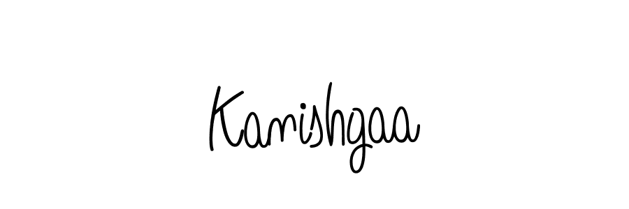 Use a signature maker to create a handwritten signature online. With this signature software, you can design (Angelique-Rose-font-FFP) your own signature for name Kanishgaa. Kanishgaa signature style 5 images and pictures png