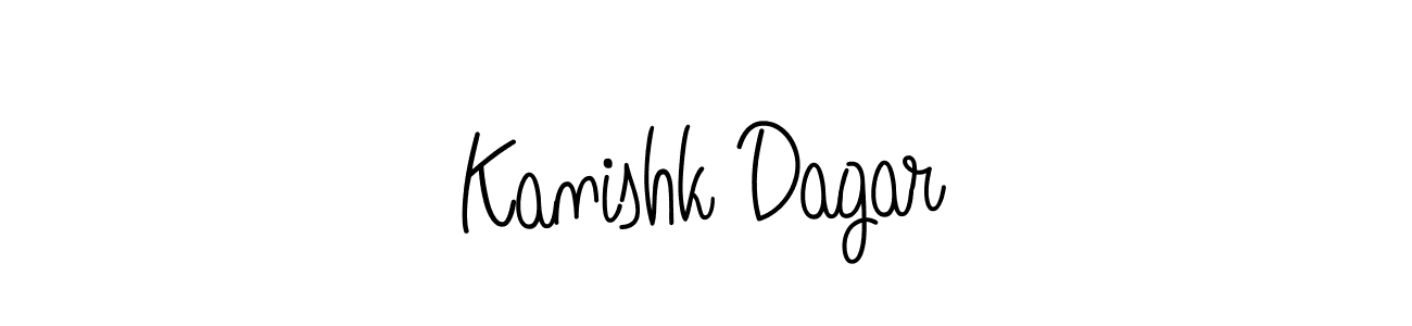 You can use this online signature creator to create a handwritten signature for the name Kanishk Dagar. This is the best online autograph maker. Kanishk Dagar signature style 5 images and pictures png