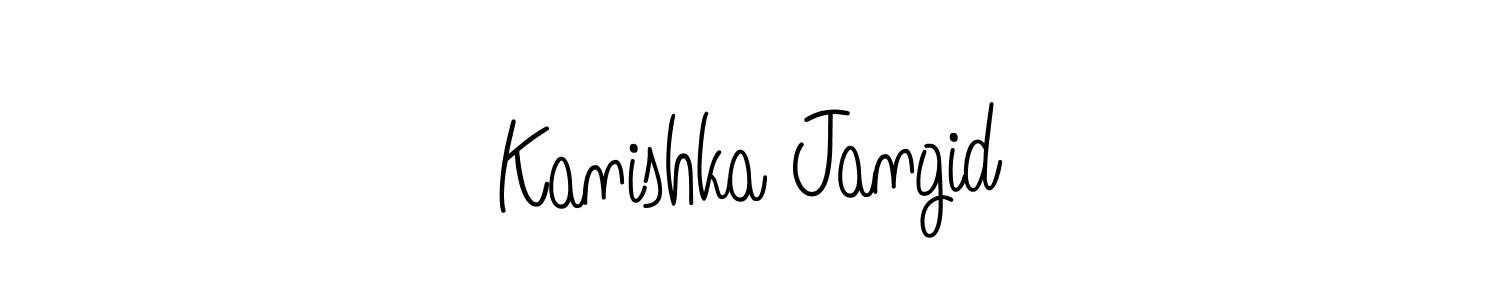 This is the best signature style for the Kanishka Jangid name. Also you like these signature font (Angelique-Rose-font-FFP). Mix name signature. Kanishka Jangid signature style 5 images and pictures png