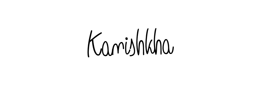 Make a beautiful signature design for name Kanishkha. Use this online signature maker to create a handwritten signature for free. Kanishkha signature style 5 images and pictures png