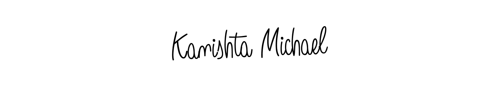 Check out images of Autograph of Kanishta Michael name. Actor Kanishta Michael Signature Style. Angelique-Rose-font-FFP is a professional sign style online. Kanishta Michael signature style 5 images and pictures png