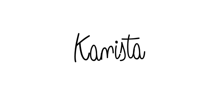 Also You can easily find your signature by using the search form. We will create Kanista name handwritten signature images for you free of cost using Angelique-Rose-font-FFP sign style. Kanista signature style 5 images and pictures png