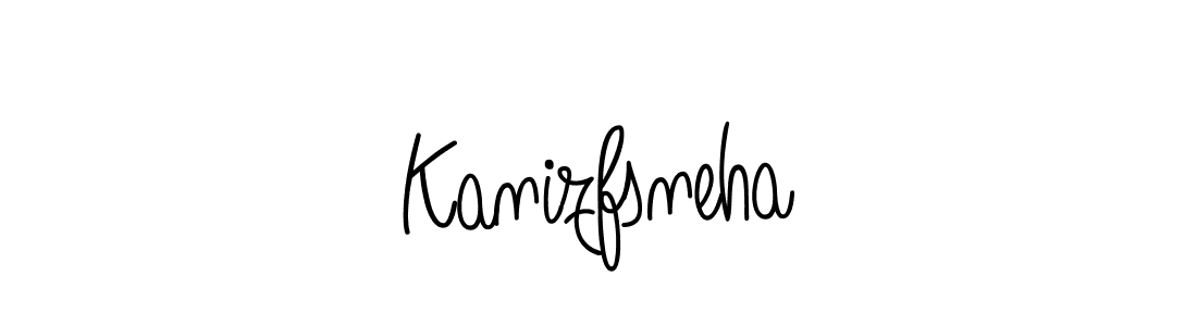 How to Draw Kanizfsneha signature style? Angelique-Rose-font-FFP is a latest design signature styles for name Kanizfsneha. Kanizfsneha signature style 5 images and pictures png