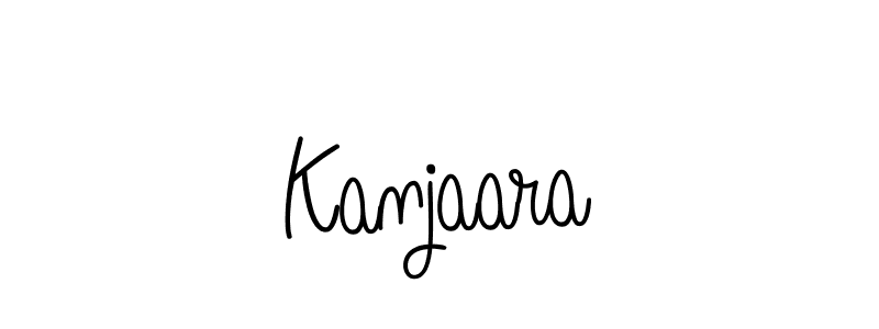 Kanjaara stylish signature style. Best Handwritten Sign (Angelique-Rose-font-FFP) for my name. Handwritten Signature Collection Ideas for my name Kanjaara. Kanjaara signature style 5 images and pictures png