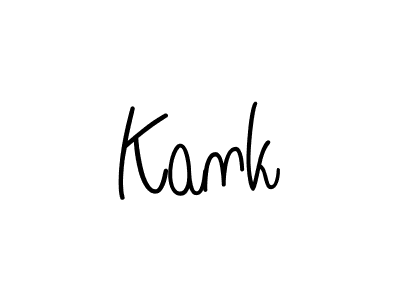 Design your own signature with our free online signature maker. With this signature software, you can create a handwritten (Angelique-Rose-font-FFP) signature for name Kank. Kank signature style 5 images and pictures png