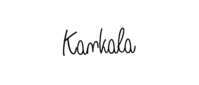 The best way (Angelique-Rose-font-FFP) to make a short signature is to pick only two or three words in your name. The name Kankala include a total of six letters. For converting this name. Kankala signature style 5 images and pictures png